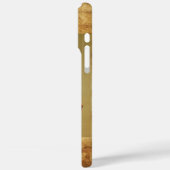 Coques Case-Mate iPhone CHEVAL ROUGE Monogramme de parchemin (Verso / Gauche)