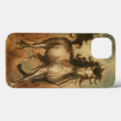 Coques Case-Mate iPhone Cheval sauvage et couleurs chaudes (Verso (horizontal))
