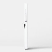 Coques Case-Mate iPhone Cheval sauvage noir dressé - Dessin noir et blanc (Verso / Gauche)