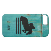 Coques Case-Mate iPhone Cheval Show Chasseur Jumper Silhouette (Dos (Horizontal))