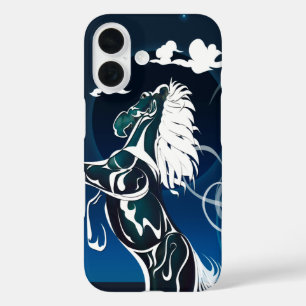 Coques iPhone 16 Cheval Spirit TROU NOIR SOLEIL
