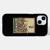 Coques Case-Mate iPhone Chevalier Chargement, Manesse de Codex du XIVe siè (Verso (horizontal))