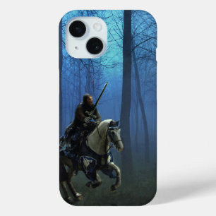 Coque Pour iPhone 15 Chevalier médiéval à cheval Imaginaire Art