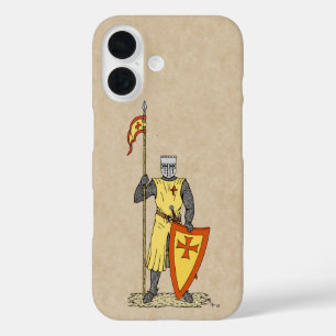 Coques iPhone 16 Chevalier médiéval Coque-mât du début du XIIIe siè