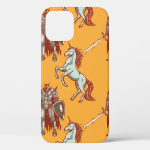 Case-Mate iPhone Case chevalier médiéval et unicorne sans couture motif