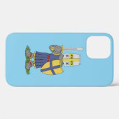 Coques Case-Mate iPhone Chevalier médiéval mignon (Verso (horizontal))