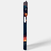 Coques Case-Mate iPhone Chevalier noir de flamme (Verso / Droite)
