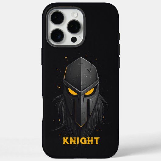 Coques Case-Mate iPhone Chevalier noir en colère (Verso)