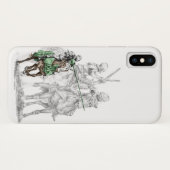 Coques Case-Mate iPhone Chevaliers de la Renaissance médiévale (Dos (Horizontal))