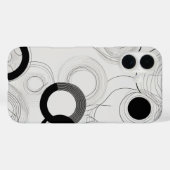 Coques Case-Mate iPhone Chevauchement des cercles (Verso (horizontal))