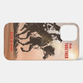 Coques Case-Mate iPhone Chevaucher ensemble - Une merveilleuse vie de West (Verso (horizontal))