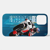 Coques Case-Mate iPhone Chevauchez comme une Reine (Verso (horizontal))