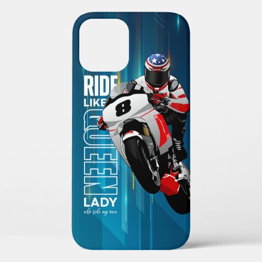 Coques Case-Mate iPhone Chevauchez comme une Reine (Verso)