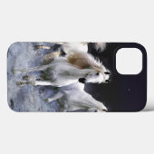 Coques Case-Mate iPhone Chevaux à lancer l'oreiller (Verso (horizontal))