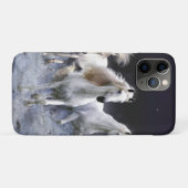 Coques Case-Mate iPhone Chevaux à lancer l'oreiller (Dos (Horizontal))
