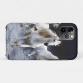 Coques Case-Mate iPhone Chevaux à lancer l'oreiller (Dos (Horizontal))