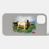 Coques Case-Mate iPhone Chevaux/Cabalos/Horses (Verso (horizontal))