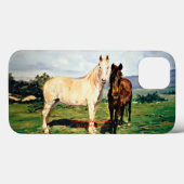 Coques Case-Mate iPhone Chevaux/Cabalos/Horses (Verso (horizontal))