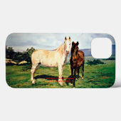 Coques Case-Mate iPhone Chevaux/Cabalos/Horses (Verso (horizontal))