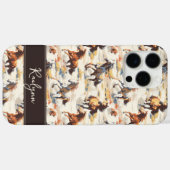 Coques Case-Mate iPhone Chevaux couchés de soleil (Verso (horizontal))