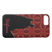 Coques Case-Mate iPhone Chevaux de coeur I (marron) (Dos (Horizontal))