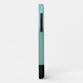 Coques Case-Mate iPhone Chevaux de coeur V (bulles turquoises) (Dos/Gauche)