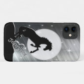 Coques Case-Mate iPhone Chevaux de coeur V (lignes argent) (Dos (Horizontal))