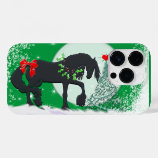 Coque Pour iPhone 14 Pro Chevaux de Coeur VI (Arbre de Vacances)