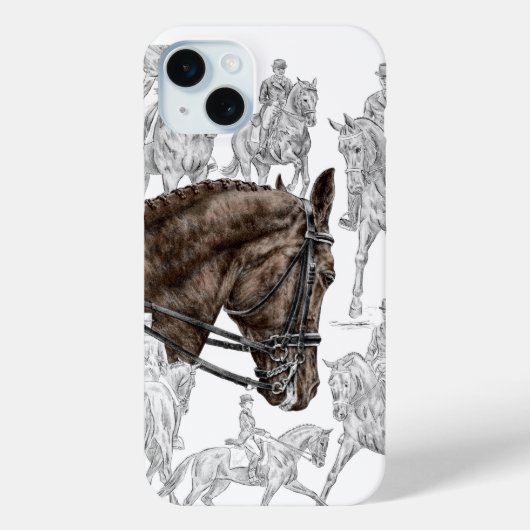 Coques Case-Mate iPhone Chevaux de contrainte collectés FEI (Verso)