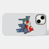 Coques Case-Mate iPhone Chevaux de Dala (Verso (horizontal))