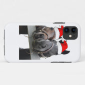 Coques Case-Mate iPhone Chevaux de Noël (Dos (Horizontal))