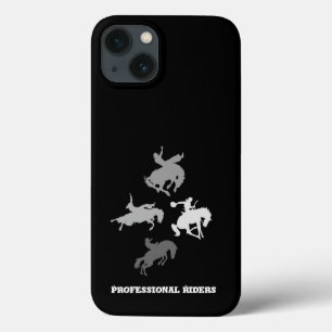 Case-Mate iPhone Case Chevaux de rodéo   Arrière - plan noir