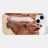 Coques Case-Mate iPhone Chevaux étourdissant dans un pâturage (Verso (horizontal))