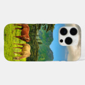 Coques Case-Mate iPhone Chevaux hawaïens, Hokulei Peak, Kauai, Hawaii (Verso (horizontal))