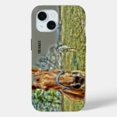 Coques Case-Mate iPhone Chevaux rustique Pays Western Farm (Verso)