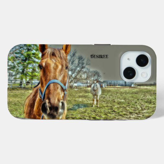 Coques Case-Mate iPhone Chevaux rustique Pays Western Farm (Verso (horizontal))