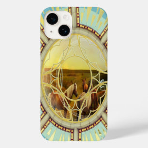 Coque Pour iPhone 14 Chevaux sauvages
