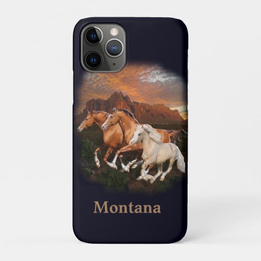 Coques Case-Mate iPhone Chevaux sauvages (Dos)
