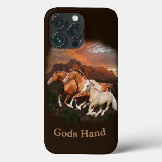 Coques Case-Mate iPhone Chevaux sauvages d'Arizona (Verso)