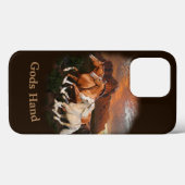 Coques Case-Mate iPhone Chevaux sauvages d'Arizona (Verso (horizontal))