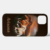 Coques Case-Mate iPhone Chevaux sauvages d'Arizona (Verso (horizontal))