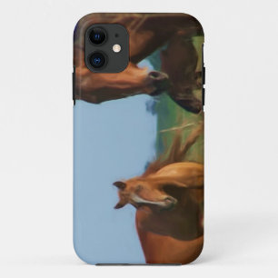 Coque iPhone 11 Chevaux sauvages Oklahoma