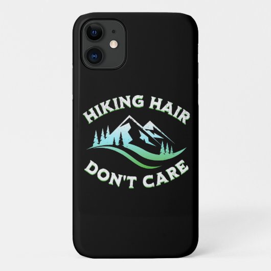 Coques Case-Mate iPhone Cheveux de randonnée, on s'en fiche (Dos)