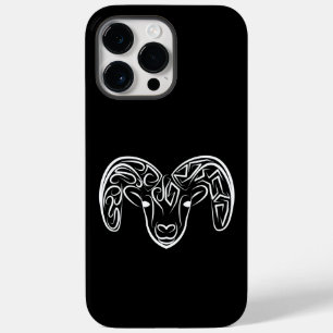 Coque Pour Pour iPhone 14 Pro Max Chèvre tribale noire et blanche / Mouton