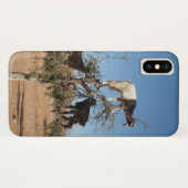 Coques Case-Mate iPhone Chèvres amusantes dans un arbre (Dos (Horizontal))