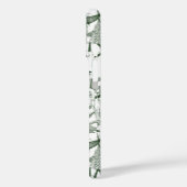 Coques Case-Mate iPhone chèvres seulement vert foncé (Verso / Gauche)