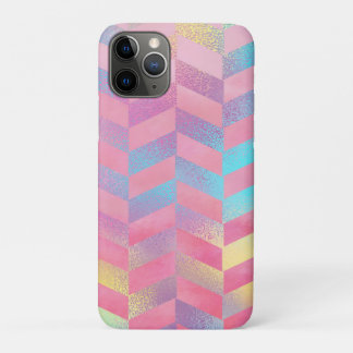 Case-Mate iPhone Case Chevron aspect feuille rose