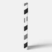 Coques Case-Mate iPhone Chevron blanc et gris Zigzag (Verso / Droite)