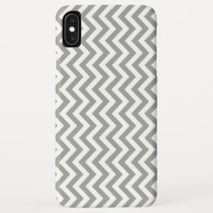 Case-Mate iPhone Case Chevron blanc gris
