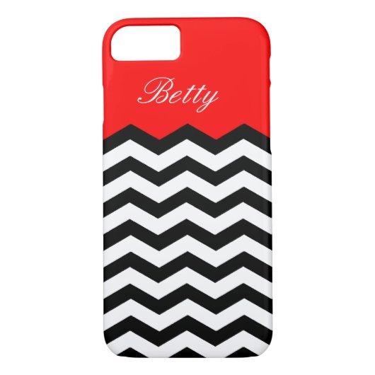 Coques Case-Mate iPhone Chevron blanc noir à l'oeil qui s'attrape sur frai (Dos)